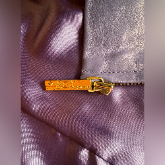 Gorgeous Purple Leather Jacket - Picture 10 of 10